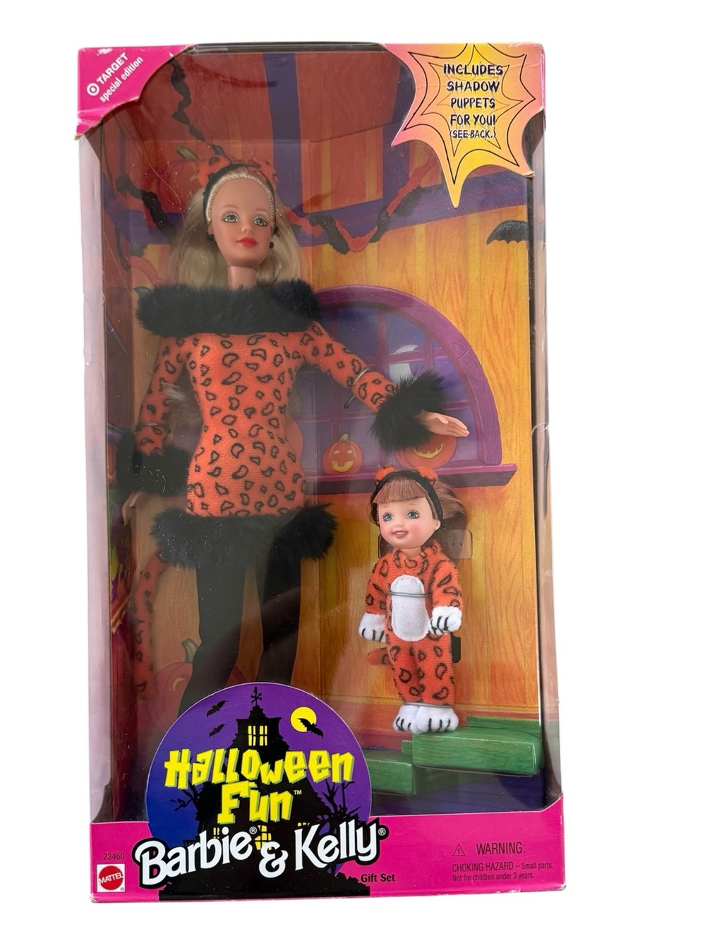Vintage 1998 Barbie & Kelly Halloween Fun Target Exclusive Gift Set #23460